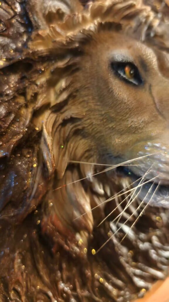 The Golden Guardian artwork detail